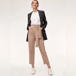 Wilfred Geneva Crop Pant Tie Waist High Rise